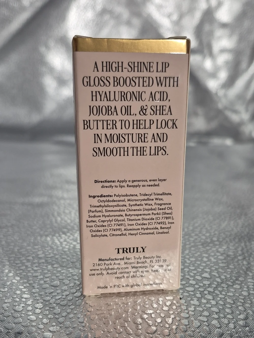 Truly Vanilla Baby Nude Beige Hydrating Lip Gloss - New